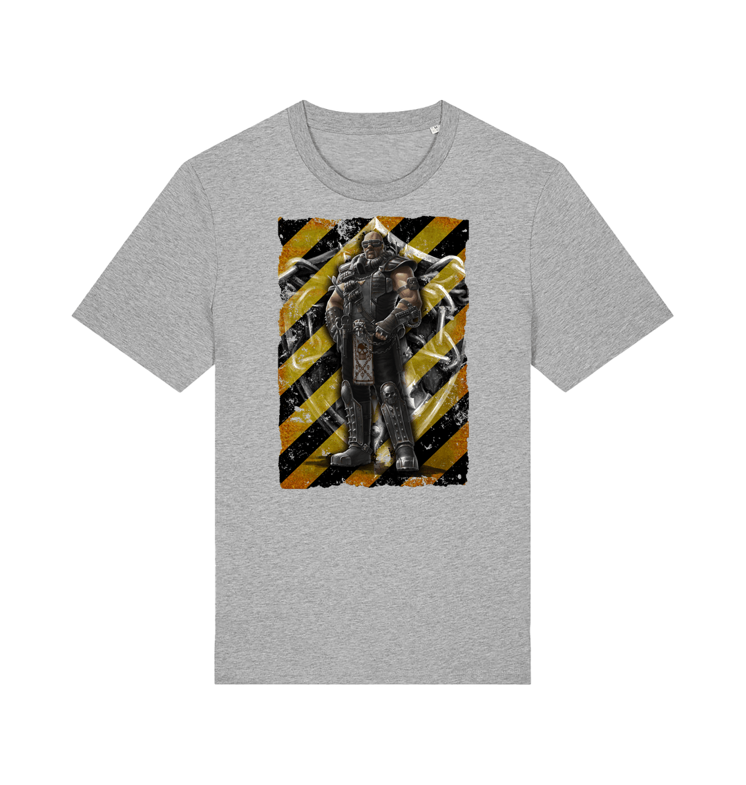 Heather Grey Printed T-shirt Front